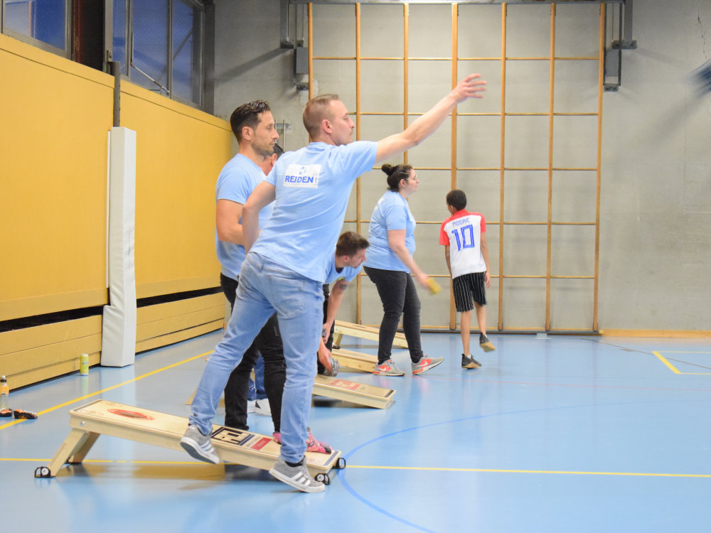 Spieler beim Training